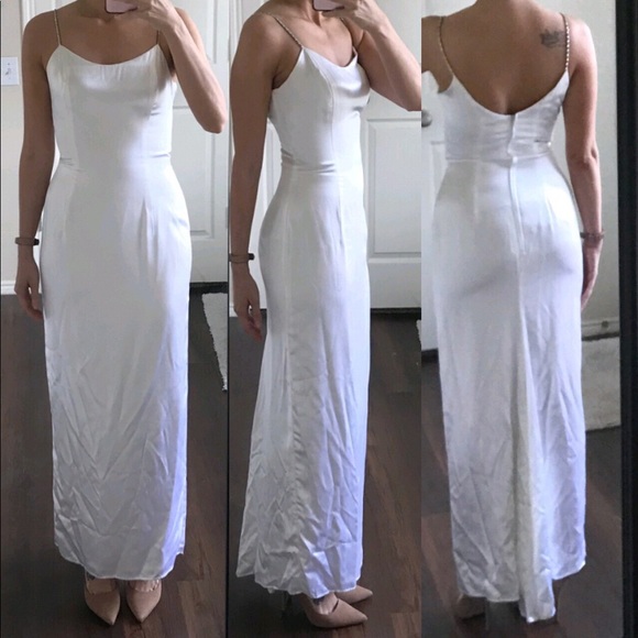 Gunne Sax Dresses & Skirts - Jessica McClintock Gunne Sax white satin dress